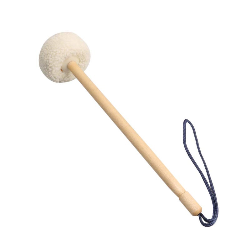 Homeswitch 80mm Head Diameter Gong Mallet Wood Core with Soft Velvet Head Mallet Gong Parts Drumsticks for Percussion - Image 3